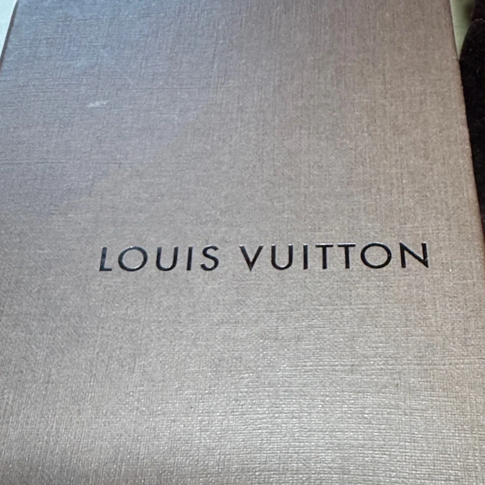 Louis Vuitton Chocolate Brown Box with jewelry pouch